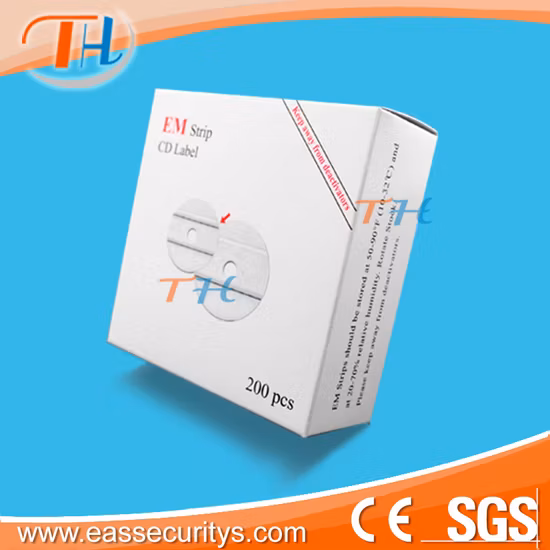 Em CD/DVD 보안 라벨(스트립 2개) EAS 라벨